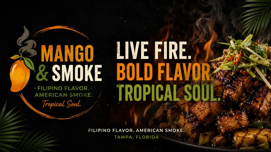 Mango & Smoke fictional business concept